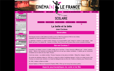 Accéder aux ressources pédagogiques du cinéma Le France