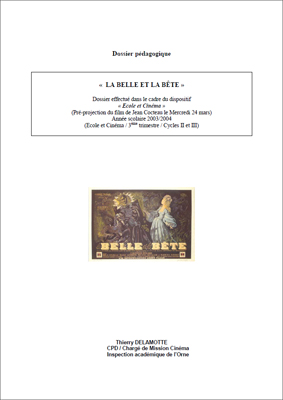 Accéder au dossier pédagogique sur "La Belle et la Bête" de Thierry Delamotte