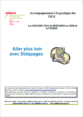 Télécharger le PDF "Aller plus loin avec Didapages"